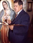 Candelario Pintura Nuestra Señora de Guadalupe
